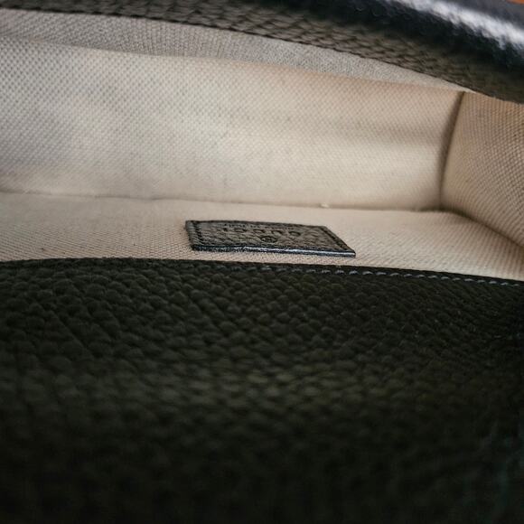 Gucci Mini Crystal Top Handle Dionysus Black Leather Crossbody - Picture 5 of 7